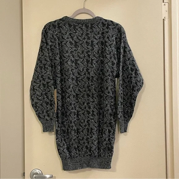 DIANE VON FURSTENBERG Vintage 80sTurtleneck Cardigan Sweater Set